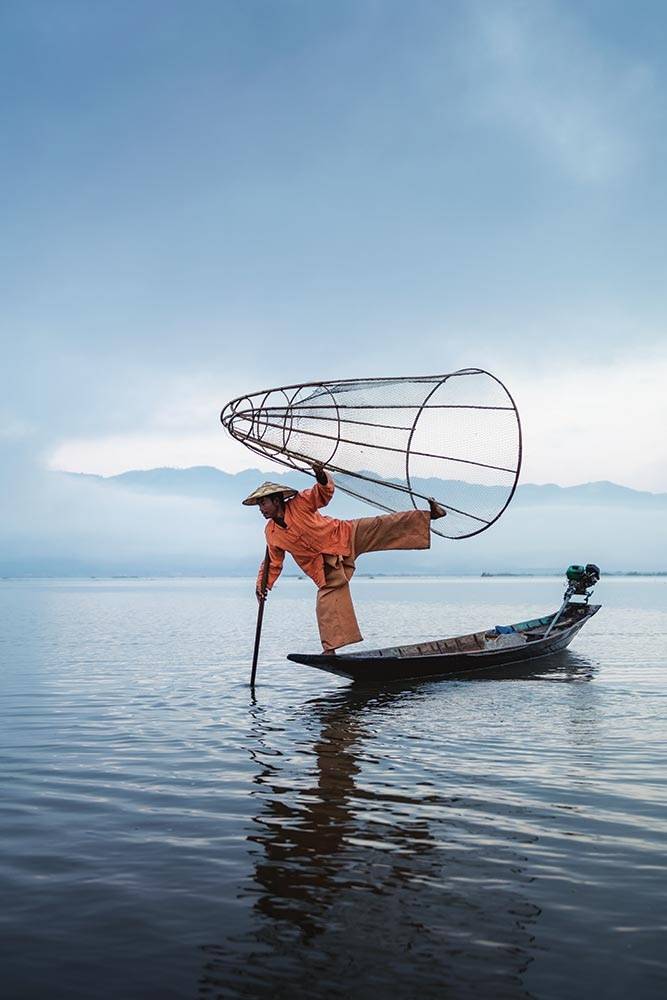 Le pêcheur birman